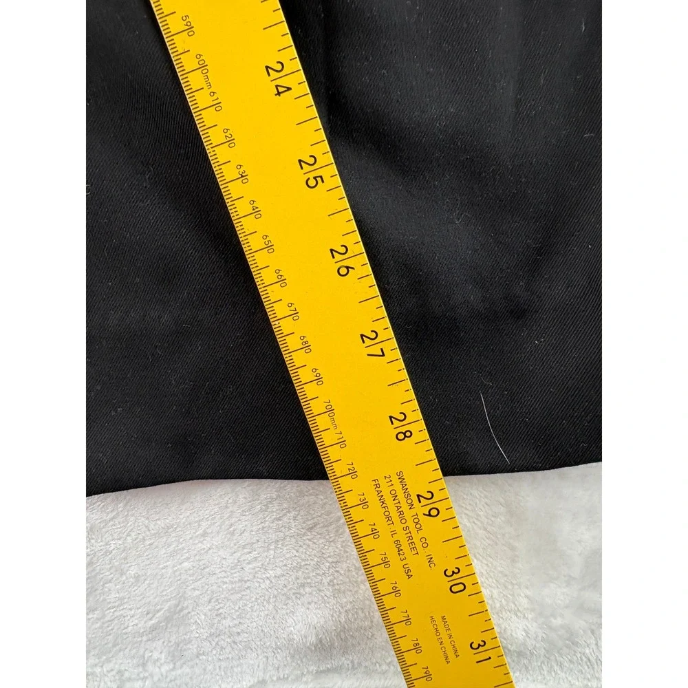 Banana Republic Dress Pants Mens 34x30 Standard Fit Black Flat Front Trouser